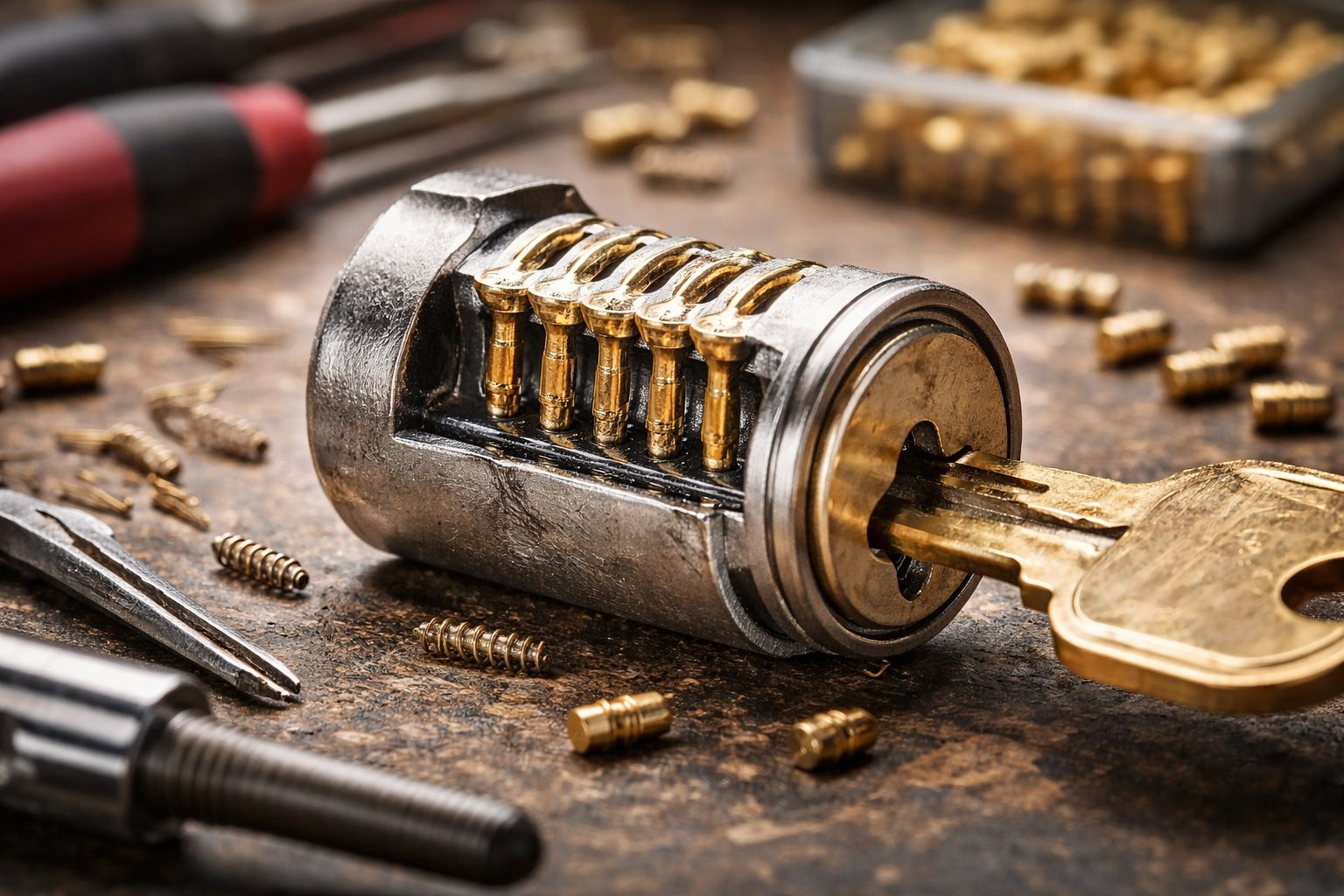 Can Lock Pins Wear Unevenly?