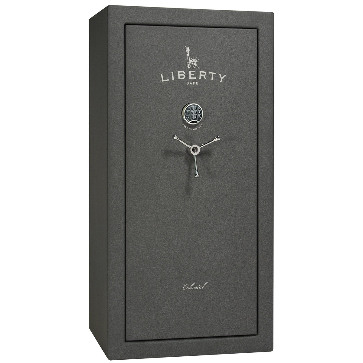 Colonial Series | Level 4 Security | 75 Minute Fire Protection | 23 PRO FLEX | DIMENSIONS: 60.5&quot;(H) X 30&quot;(W) X 22&quot;(D*) | Granite Textured | Electronic Lock - Closed